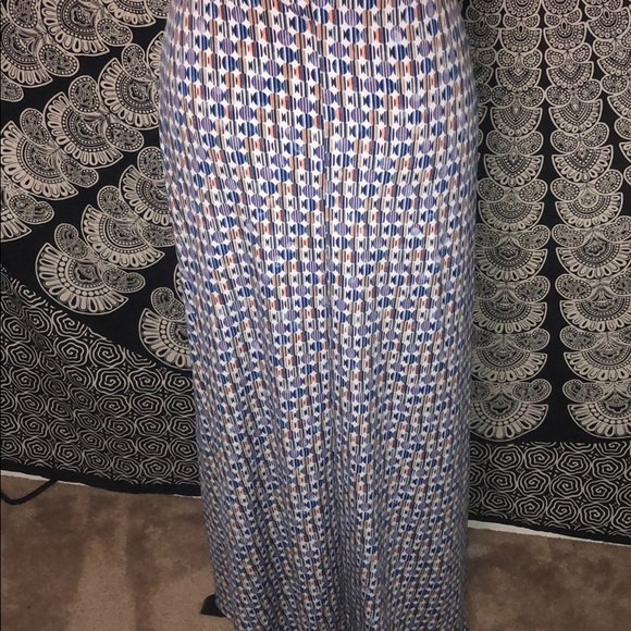 🆕 Navy Multi Colored Circle Maxi Dress - Picture 7 of 8